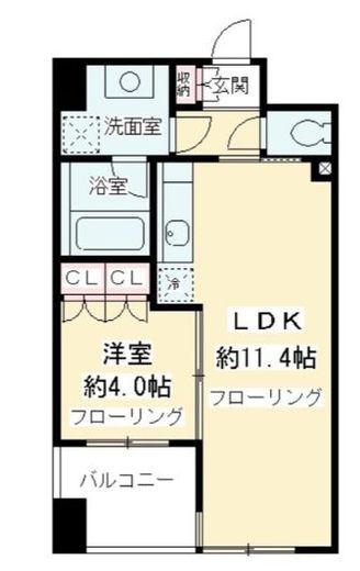 ニューシティアパートメンツ千駄ヶ谷2　1202号室　間取り