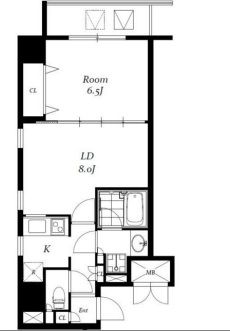 レジディア神田岩本町2　202号室　間取り