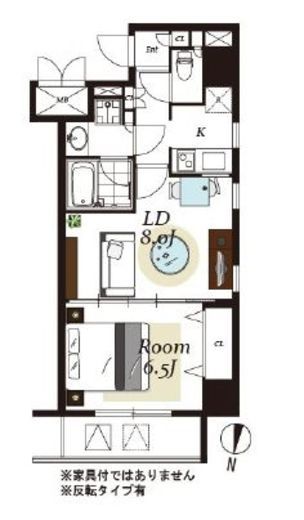 レジディア神田岩本町2　801号室　間取り