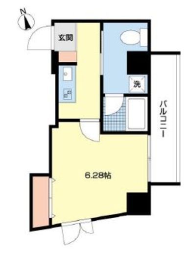 コムス白金　401号室　間取り