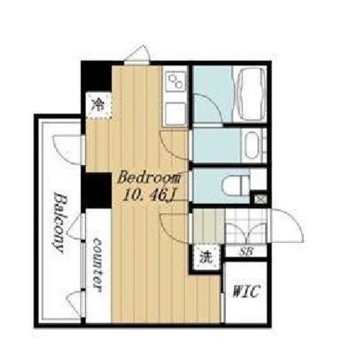 オーク高輪2　201号室　間取り