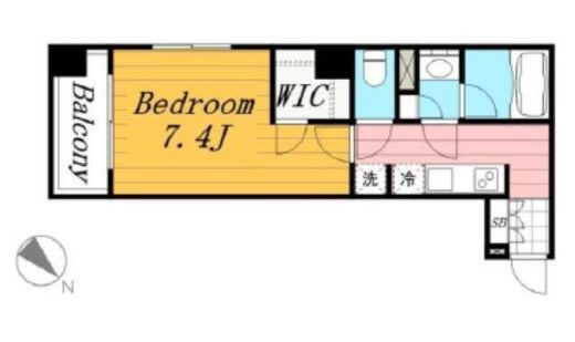 オーク高輪2　303号室　間取り