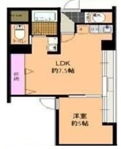Daiwa芝浦ビル　1213号室　間取り
