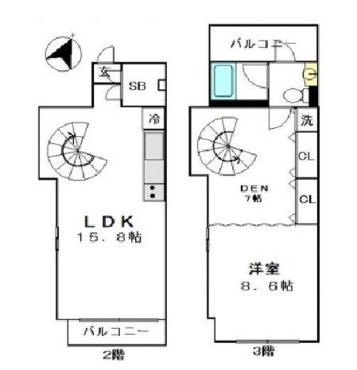 ウィントンベリーハウス四谷　21号室　間取り