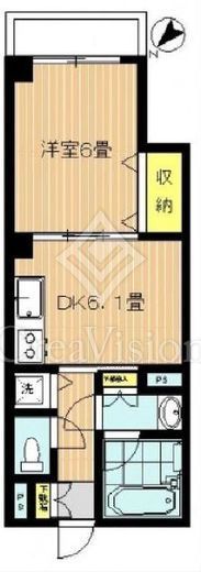 プラチナヒルズ　601号室　間取り