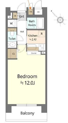 秀和溜池山王レジデンス　604号室　間取り