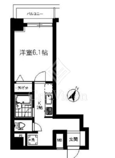 ステージファースト恵比寿　1001号室　間取り