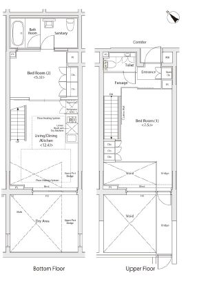 カスタリア初台2　104号室　間取り