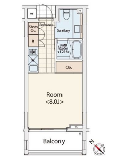カスタリア初台2　302号室　間取り