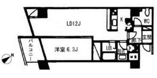 ヴォアラクテ西早稲田　311号室　間取り