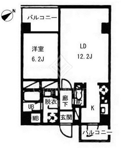 ヴォアラクテ西早稲田　217号室　間取り