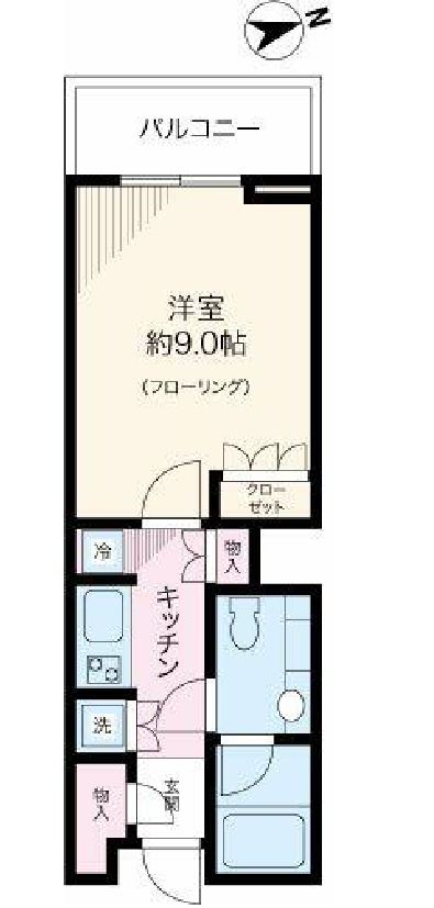 アトラスタワー茗荷谷　606号室　間取り