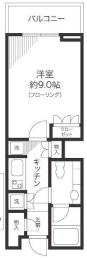 アトラスタワー茗荷谷　606号室　間取り