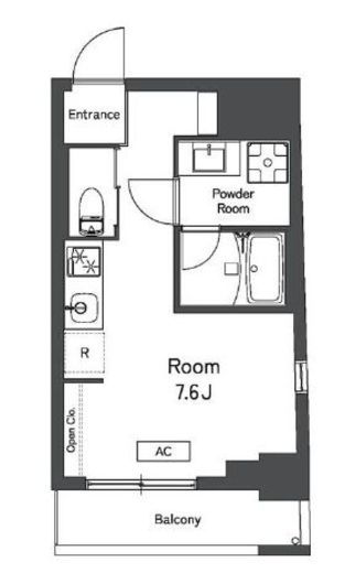 レキシントン・スクエア曙橋　811号室　間取り