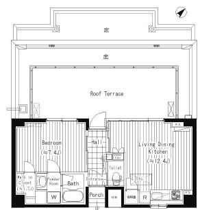 プライムアーバン東中野コート (PRIME URBAN 東中野 COURT)　608号室　間取り