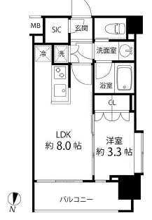 リリエンベルグ目白壱番館　205号室　間取り