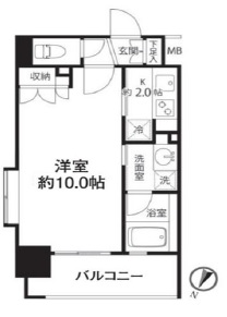 リリエンベルグ目白壱番館　303号室　間取り
