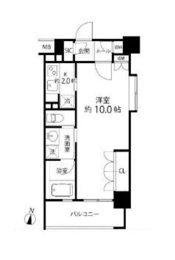 リリエンベルグ目白壱番館　403号室　間取り