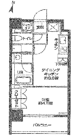 リリエンベルグ目白壱番館　602号室　間取り