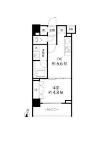 リリエンベルグ目白壱番館　702号室　間取り