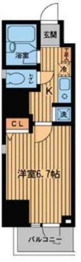 レジデンス西新宿スクエア　501号室　間取り