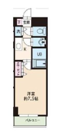 HF銀座レジデンスイースト2　1002号室　間取り