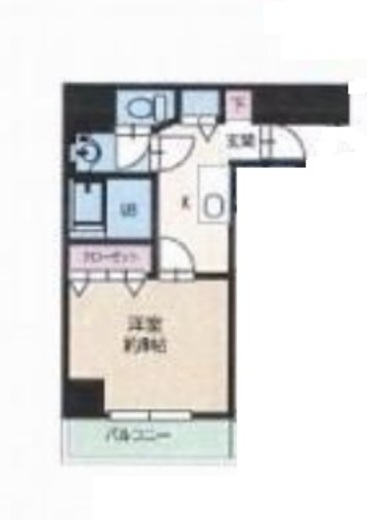HF銀座レジデンスイースト2　1207号室　間取り