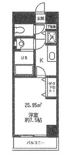 HF銀座レジデンスイースト2　701号室　間取り