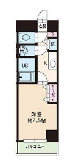 HF銀座レジデンスイースト2　901号室　間取り