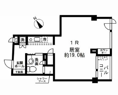 アーバンパーク代官山Ⅰ　209号室　間取り