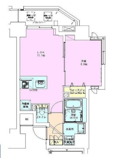 門前仲町レジデンス七番館　305号室　間取り