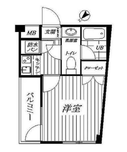 ジェイパーク恵比寿3アルティマ　901号室　間取り