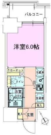 門前仲町レジデンス伍番館　804号室　間取り