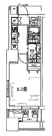 門前仲町レジデンス六番館　201号室　間取り