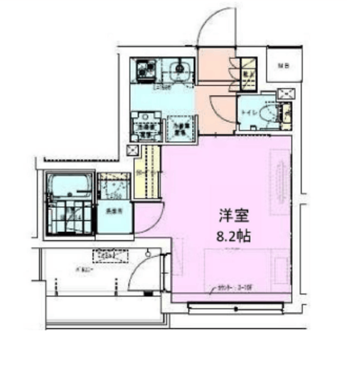 門前仲町レジデンス六番館　204号室　間取り