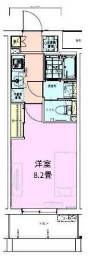 門前仲町レジデンス六番館　702号室　間取り