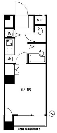 BPRレジデンス水天宮前　102号室　間取り