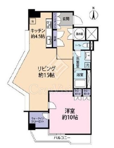 セラフテン麻布　701号室　間取り