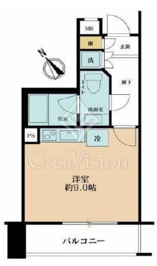 藤和シティスクエア渋谷　202号室　間取り