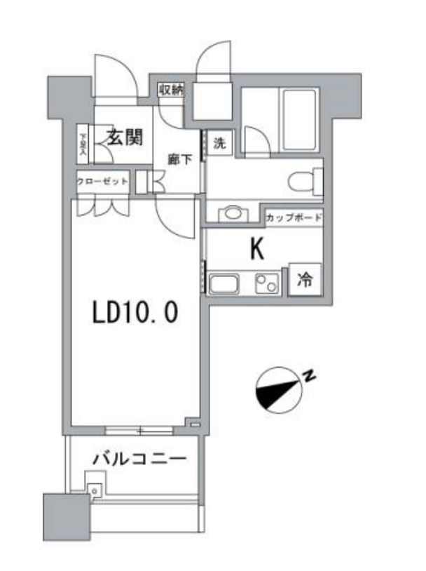 パークコート赤坂ザ・タワー　5F号室　間取り