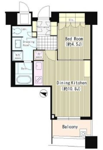 パークコート赤坂ザ・タワー　2012号室　間取り