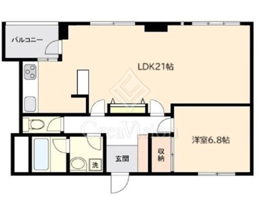 315白金台　502号室　間取り