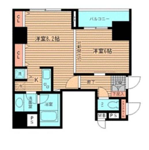 HF日本橋レジデンス　704号室　間取り