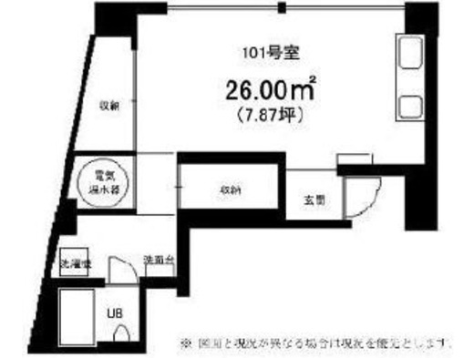 バアクレイ南麻布　101号室　間取り