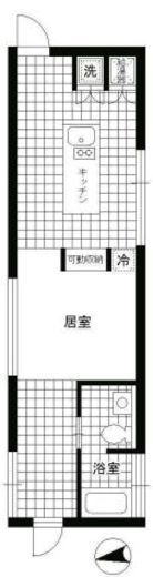 Le Phare' S　201号室　間取り
