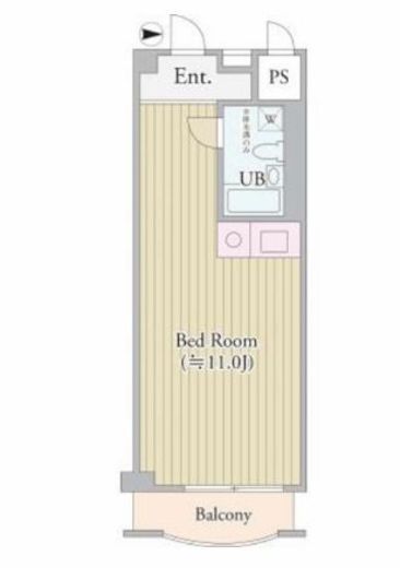 パークグレース新宿　311号室　間取り