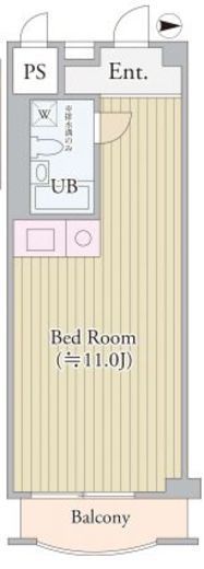 パークグレース新宿　406号室　間取り