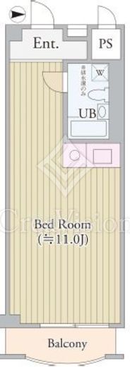 パークグレース新宿　615号室　間取り