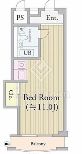 パークグレース新宿　1004号室　間取り