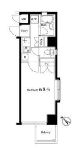 ヴェルトウォーターフロント　509号室　間取り